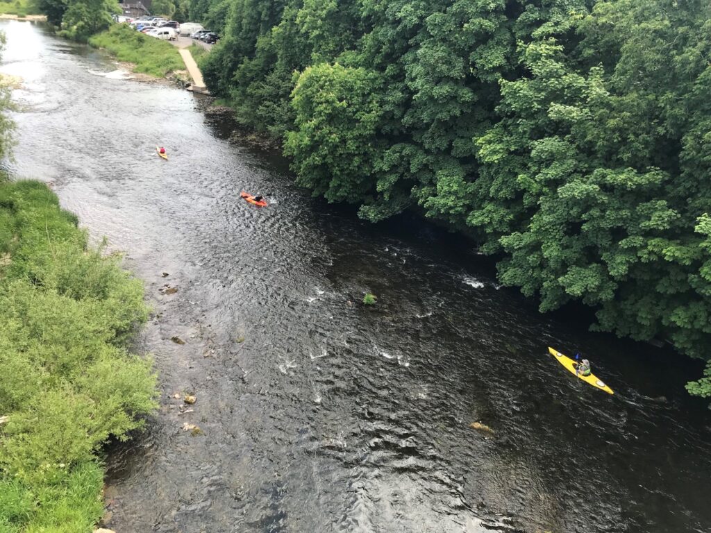 River Wye 85-mile Kayak Trip, Glasbury-on-Wye to Redbrook fundraiser for MacMillan Hereford