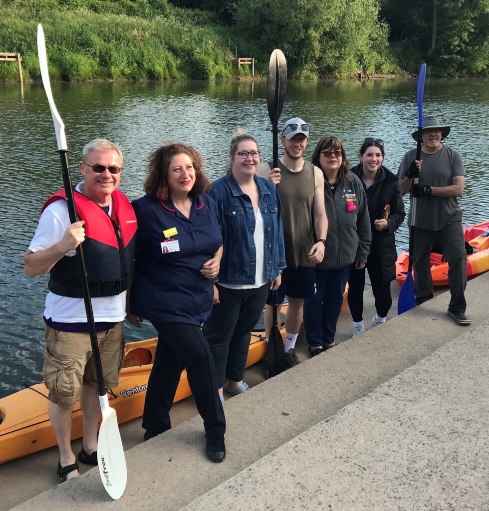 River Wye 85-mile Kayak Trip, Glasbury-on-Wye to Redbrook fundraiser for MacMillan Hereford